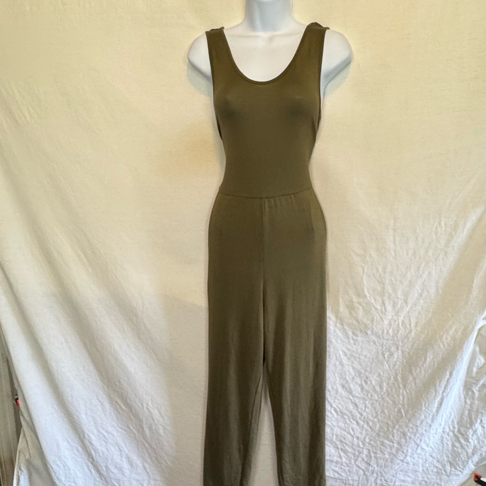 E-44 World‎ Market Brown One Piece Sleeveless Jumpsuit Size S/M